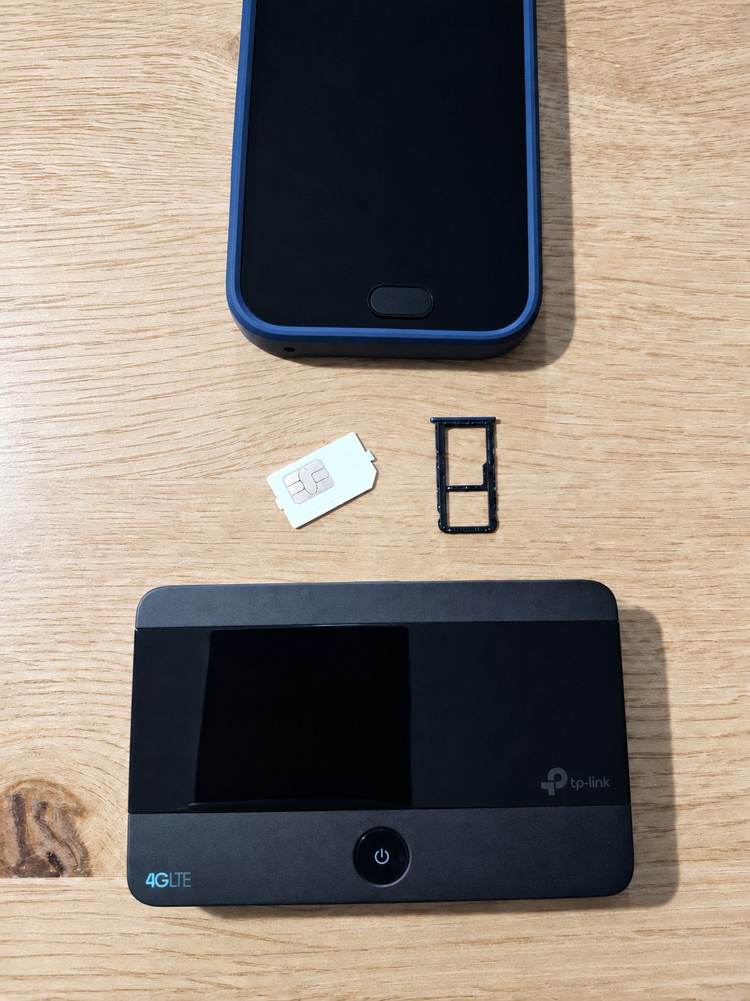 Physical SIM card, smartphone and mobile router for China