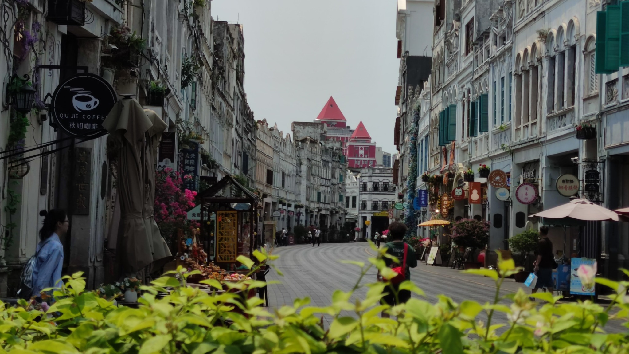 Qilou Straße in Haikou