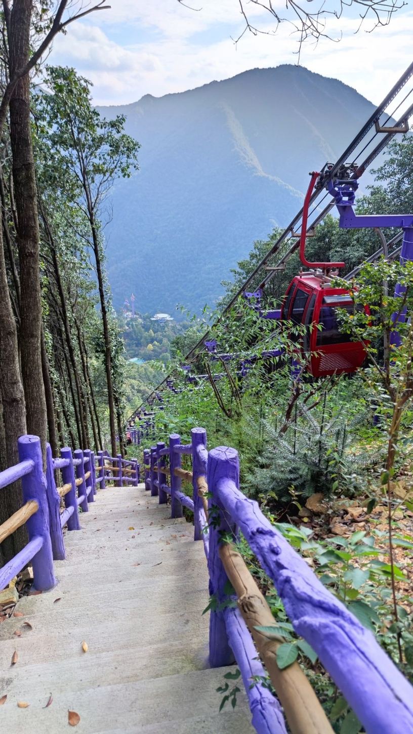 Treppen, Seilbahn und Wald: der Park ist deutlich mehr als eine flache Anlage